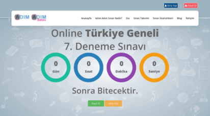 adimadimsinav.com - adımadımsınav  ücretsiz türkiye geneli deneme sınavı