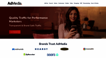 admedia.com - admedia  premier advertising network  reach 200m us users
