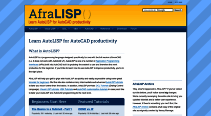 afralisp.net - learn autolisp for autocad productivity  afralisp