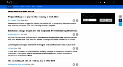 africadaily.com - africa daily