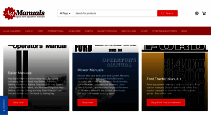 agmanuals.com - ag manuals - a provider of digital farm manuals