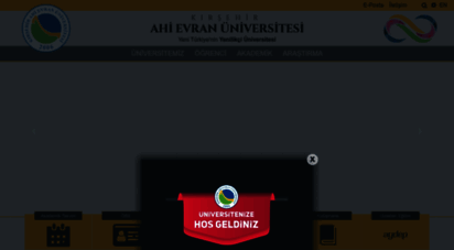 ahievran.edu.tr - anasayfa - kırşehir ahi evran üniversitesi