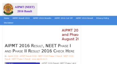 aipmtresult2015.in