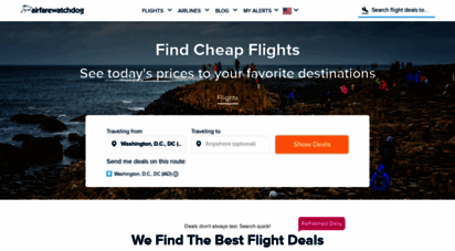 airfarewatchdog.com - cheap flights, airline tickets & deals  airfarewatchdog