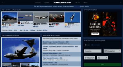 similar web sites like airliners.net