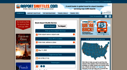 airportshuttles.com - airport shuttle service & reservations