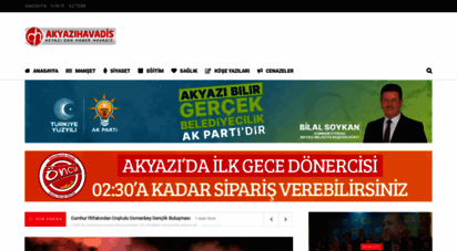 akyazihavadis.com - akyazı havadis haber  son dakika akyazı net haberleri