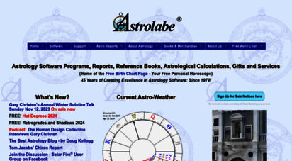 alabe.com - homepage  astrolabe inc