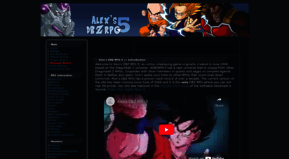 alexsdbzrpg.com - alex´s dbz rpg 5  online dragonball z roleplaying