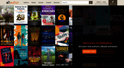 allauthor.com - allauthor - discover new books, ebook deals and authors