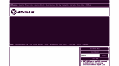 allmedialink.com - online newspapers, live tv channels, radios » world media directory