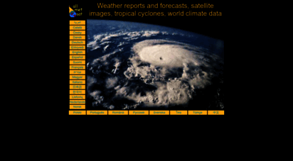allmetsat.com - allmetsat - weather reports and forecasts, satellite images, tropical cyclones, world climate data.