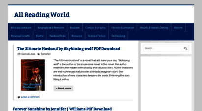 allreadingworld.com - all reading world - download ebooks and novel