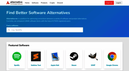 alternative.me - alternative.me - find better software alternatives - alternative