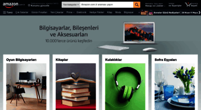 amazon.com.tr - amazon.com.tr: elektronik, bilgisayar, akıllı telefon, kitap, oyuncak, yapı market, ev, mutfak, oyun konsolları ürünleri ve daha fazlası için internet alışveriş sitesi