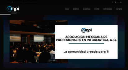 ampi.org.mx - ampi. asociación mexicana de profesionales en informática a.c.