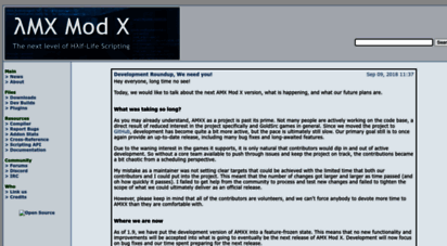 amxmodx.org - amx mod x - half-life scripting for pros!