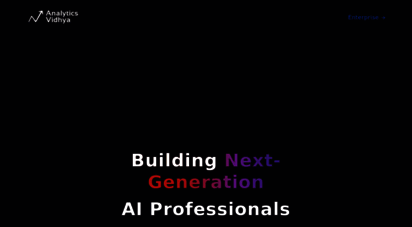 analyticsvidhya.com - anlytics vidhya - learn machine learning, artificial intelligence, business anlytics, data science, big data, data visualizations tools and techniques.  anlytics vidhya