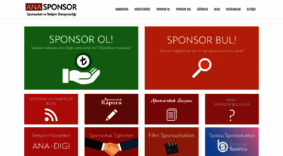 anasponsor.com - anasponsor - türkiye´nin ilk 360° sponsorluk ajansı