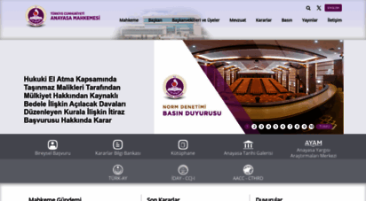 anayasa.gov.tr - t.c. anayasa mahkemesi
