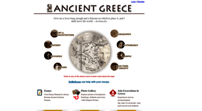 ancientgreece.com - ancient greece - history, mythology, art, war, culture, society, and architecture.