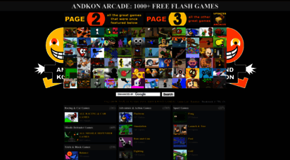 andkon.com - andkon arcade: 1000 free flash games