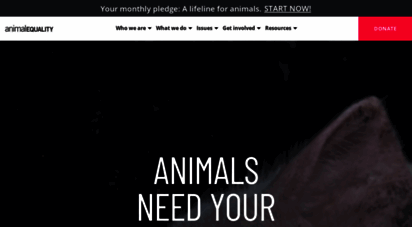 similar web sites like animalequality.net