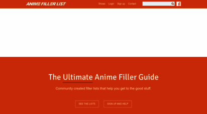 animefillerlist.com - the ultimate anime filler guide  watch anime without filler!!!