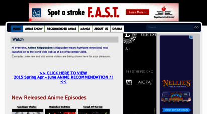 similar web sites like animeshi.tv