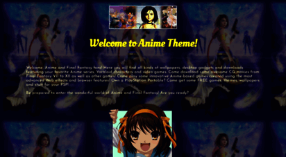 animetheme.com - anime theme - wallpapers, games and downloads for all your anime and final fantasy needs!