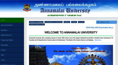 annamalaiuniversity.ac.in - 