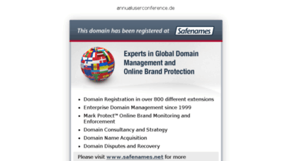 annualuserconference.de