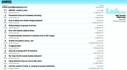 ansible-project.narkive.com