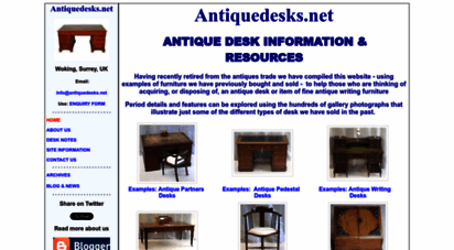 antiquedesks.net