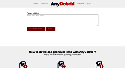anydebrid.com - free premium link generator - anydebrid
