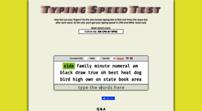 aoeu.eu - typing test @ aoeu — your typing speed in cpm and wpm