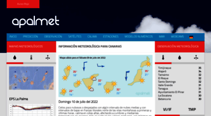 apalmet.es - apalmet - la web de la meteorología canaria