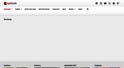 apfeltalk.de - home - apfeltalk magazin