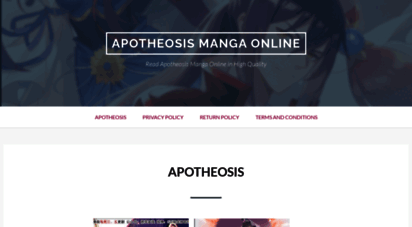 apotheosis-manga.com - apotheosis manga online