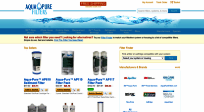 aquapurefilters.com - aqua-pure water filters, cartridges, & treatment