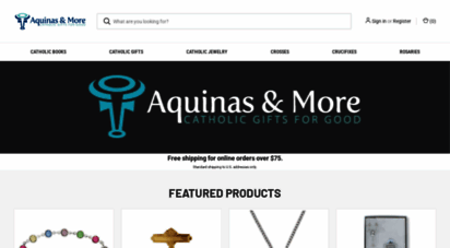 aquinasandmore.com - the catholic store to shop faithful gifts  aquinas and more