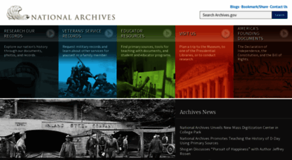 similar web sites like archives.gov