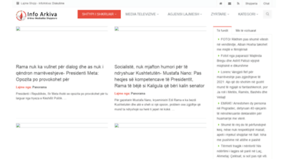 arkivalajmeve.com - info arkiva - arkiva mediatike e lajmeve - arkiva shqiptare e lajmeve
