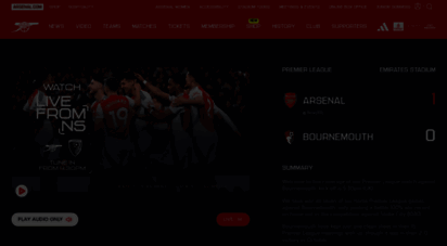 arsenal.com - arsenal.com - homepage