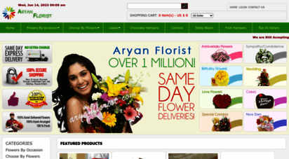 aryanflorist.com