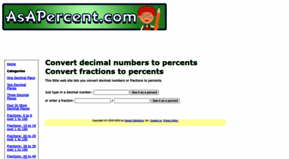 asapercent.com - as a percent
