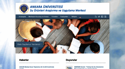 asaum.ankara.edu.tr - anasayfa