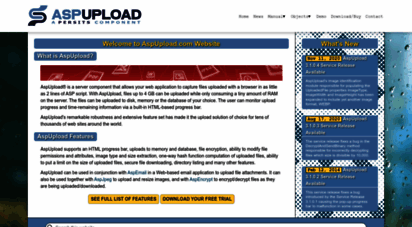 aspupload.com - aspupload.com - live demo applications