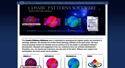 astrosoftware.com - cosmic patterns astrology software
