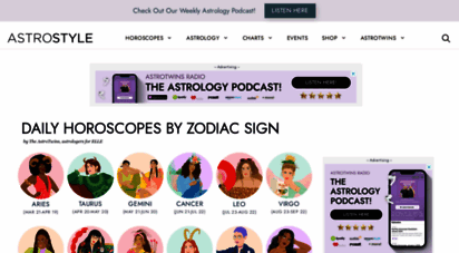 astrostyle.com - free astrostyle horoscopes by the astro twins